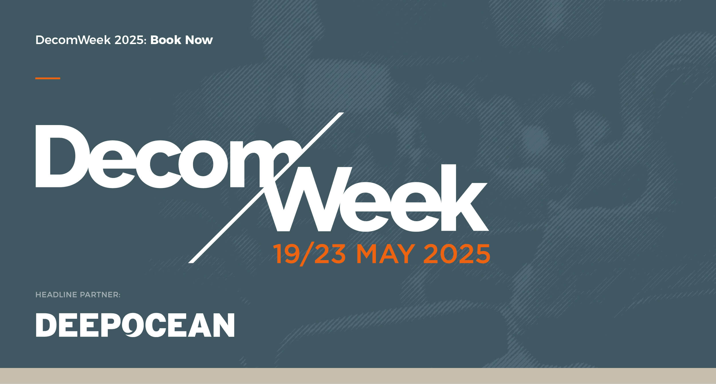 Decom Week between the 19-23 of May 2025